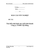 Báo cao thực tập HOẠT ĐỘNG SẢN XUẤT KINH DOANH CỦA DOANH NGHIỆP