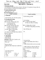 giáo án lớp 3 sách mới (hay) review 3