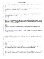 bài tập trắc nghiệm dao động