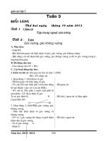 Giáo án lớp 3 (hay)   tuần 9