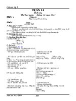 Giáo án lớp 3 (hay)   tuần 14