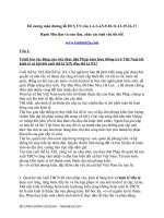 đề cương môn đường lối cách mạng