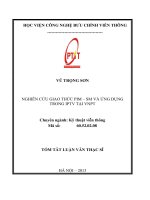 NGHIÊN CỨU GIAO THỨC PIM – SM VÀ ỨNG DỤNG  TRONG IPTV TẠI VNPT