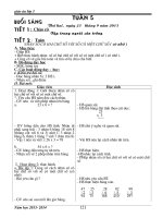 Giáo án lớp 3 (hay)   tuần 5