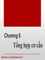 Chương 10  tổng hợp cơ cấu máy