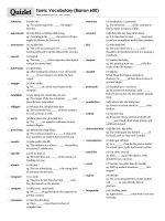 từ vựng 600 từ Toeic theo câu