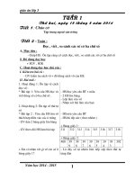 giáo án lớp 3 (hay)   tuần 1