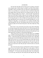 Cho vay và giải quyết cho vay- Tiểu luận môn quản lý nhà nước