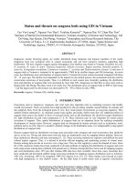 2012 status and threats on seagrass beds using gis in vietnam