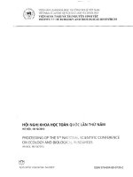 2013 - Nghiên cứu khả năng trồng bằng hạt loài cỏ Xoan Halophila ovalis