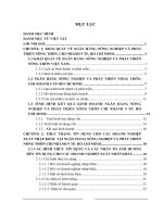 Quy trình Tín dụng cho các doanh nghiệp xuất nhập khẩu tại Ngân hàng Nông nghiệp và Phát triển Nông thôn