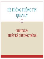 thiết kế chương trình chi tiết