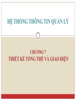 tài liệu thiết kế tổng thể