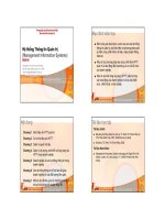 hệ thống thông tin quản trị