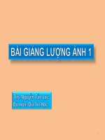 Bài giảng môn Địa tin học Lượng Ảnh 1