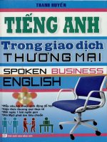 Tiếng Anh trong giao dịch thương mại Thanh Huyền
