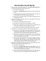 câu hỏi cho bài tập lớn hệ thống thông tin