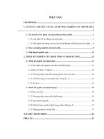 phân tích xu hướng ảnh hưởng của lạm phát tới tiêu dùng thực phẩm của người dân tại TP.HCM