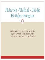 cài đặt quản lý hệ thống thông tin