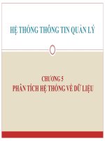 phân tích hệ thống dữ liệu