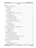 đồ án Thiết kế kĩ thuật cống Tắc Bà Tư (kèm bản vẽ)