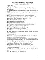 Giáo án lớp lá chủ điểm thế giới động vật