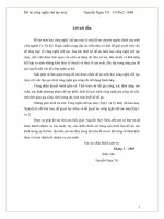 đồ án chi tiết máy học công nghệ chế tạo máy với việc lập quy trình công nghệ gia công chi tiết dạng bánh răng