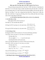 Ứng dụng của đạo hàm