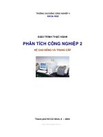 Giáo trình thực hành phân tích công nghiệp 2   khoa hoá