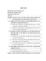 hoàn thiện cơ chế thanh tra của ngân hàng nhà nước chi nhánh tỉnh (ví dụ trên địa bàn tỉnh nghệ an)