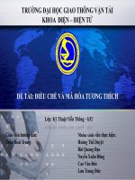 ĐIỀU CHẾ và mã hóa TƯƠNG THÍCH ACM