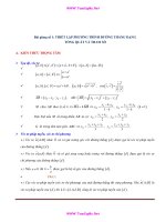 Chuyên đề hình học phẳng hay