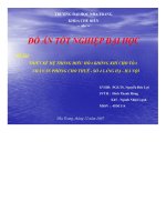 Đồ án thiết kế hệ thống điều hòa không khí cho tòa nhà văn phòng cho thuê ( đh nha trang)