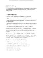 các thì trong tiếng anh