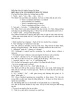 Diễn đạt câu có nghĩa tương tự nhau