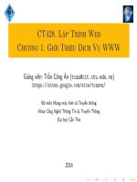 Giáo trình lập trình web