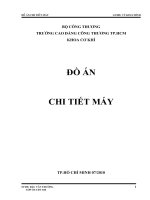 thiết kế trạm dẫn động băng tải bao gồm bộ truyền ngoài và hộp giảm tốc