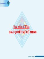 Giáo trình giải quyết sự cố mạng