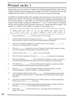 phrasal verbs TOEIC Grammar