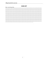 đồ án thiết kế dao