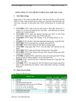 Phân tích các chỉ số CAMELS của tổng công ty Tài chính cổ phần Dầu khí Việt Nam