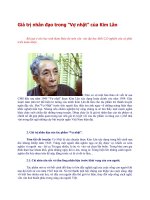 Giá trị nhân đạo trong vợ nhặt