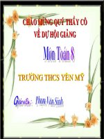bài giảng 2 tam giác đồng dạng