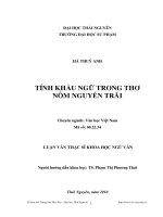 tính khẩu ngữ trong thơ nôm nguyễn trãi