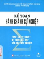 kế toán hành chính sự nghiệp - võ văn nhị