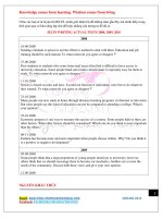 Đề thi IELTS thật tháng 8,9,10 năm 2008,2009,2010