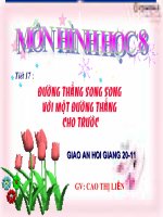 bài giảng đường thẳng song song đường thẳng cắt nhau