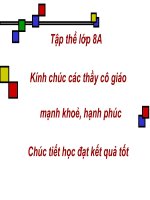 bài giảng luyện tập toán 8 hay