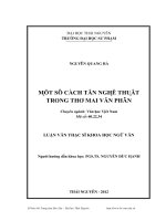 một số cách tân nghệ thuật trong thơ mai văn phấn