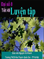 luyện tập phương trình chứa ẩn ở mẫu chi tiết